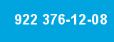 922 376-12-08 922 376-12-08